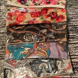 Colorful Patterned Headbands Set